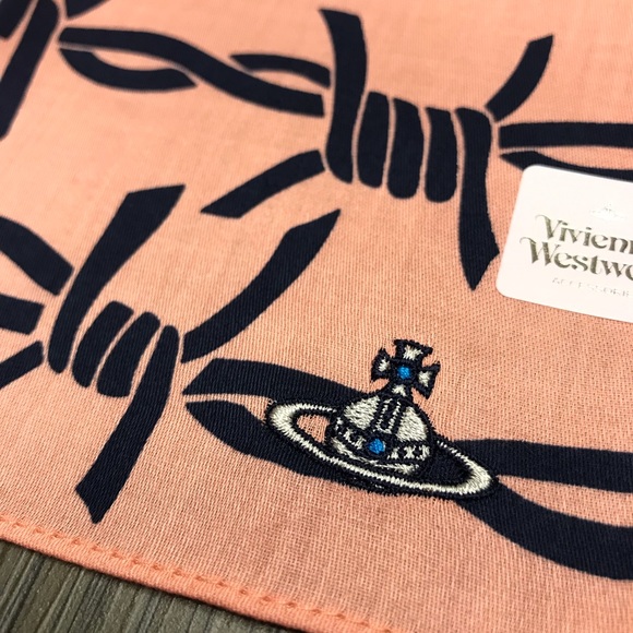 Vivienne Westwood scarf handkerchief bandana multi-purpose Japan Exclusive - Picture 5 of 9